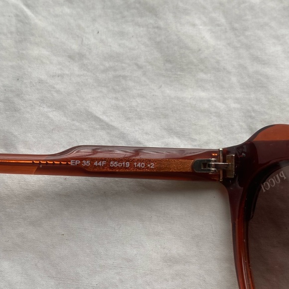 Emilio Pucci Paisley Brown Cat-Eye Sunglasses - Picture 6 of 6